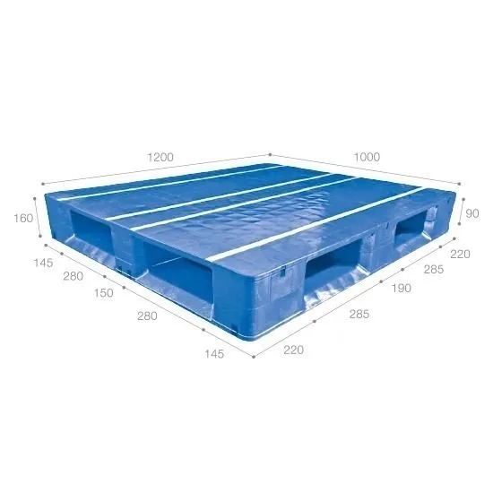 Pallet nhựa siêu vệ sinh nhập khẩu Malaysia ICD-S1210D4-3N (1200 x 1000 x 160 mm)