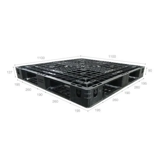 Pallet nhựa xuất khẩu (một chiều) nhập khẩu Malaysia ICD-X1111R4-2B (1100 x 1100 x 120 mm)