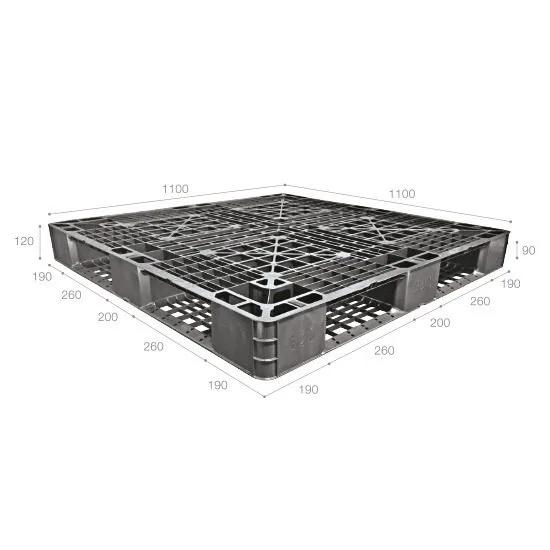 Pallet nhựa xuất khẩu (một chiều) nhập khẩu Malaysia ICD-X1111D4-5A (1100 x 1100 x 120 mm)