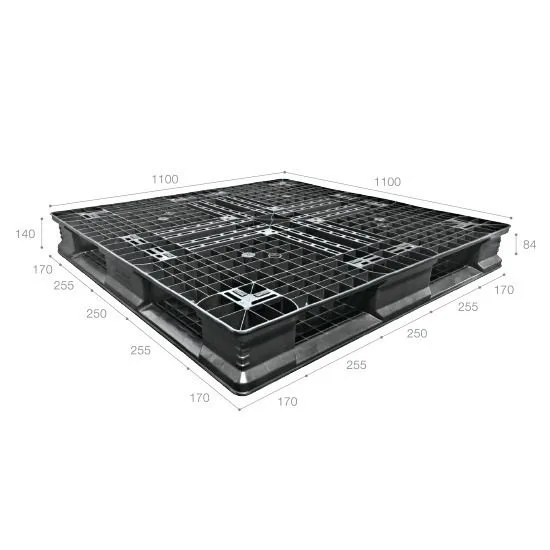 Pallet nhựa xuất khẩu (một chiều) nhập khẩu Malaysia ICD-X1111R4-2A (1100 x 1100 x 140 mm)