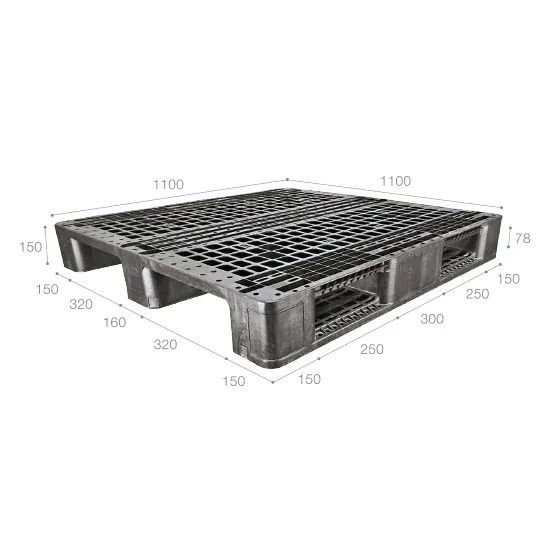 Pallet nhựa xuất khẩu (một chiều) nhập khẩu Malaysia ICD-X1111S4-2M (1100 x 1100 x 150 mm)