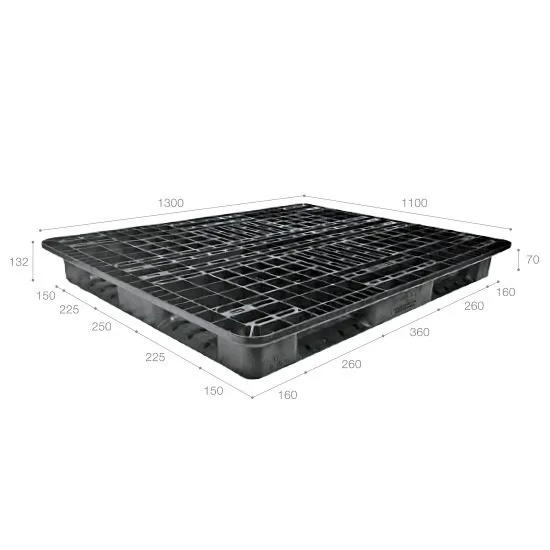 Pallet nhựa xuất khẩu (một chiều) nhập khẩu Malaysia ICD-X1311D4-2A (1300 x 1100 x 132 mm)