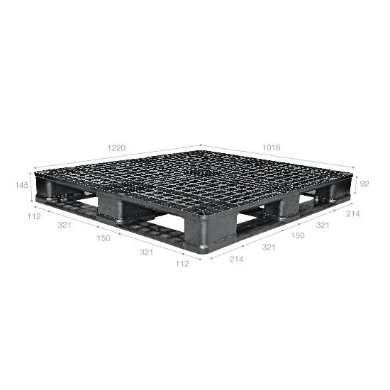 Pallet nhựa xuất khẩu (một chiều) nhập khẩu Malaysia ICD-X4840D4-1A (1220 x 1016 x 140 mm)