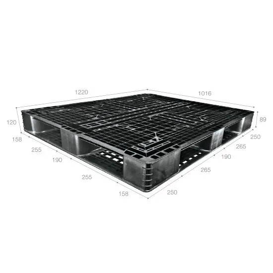 Pallet nhựa xuất khẩu (một chiều) nhập khẩu Malaysia ICD-X4840D4-2A (1220 x 1016 x 120 mm)