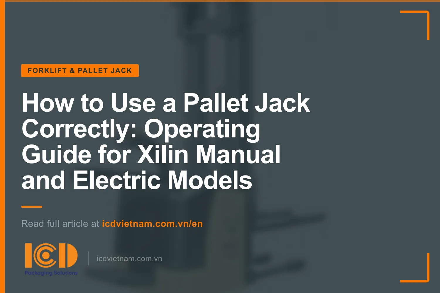 Thumb how to use pallet jack correctly
