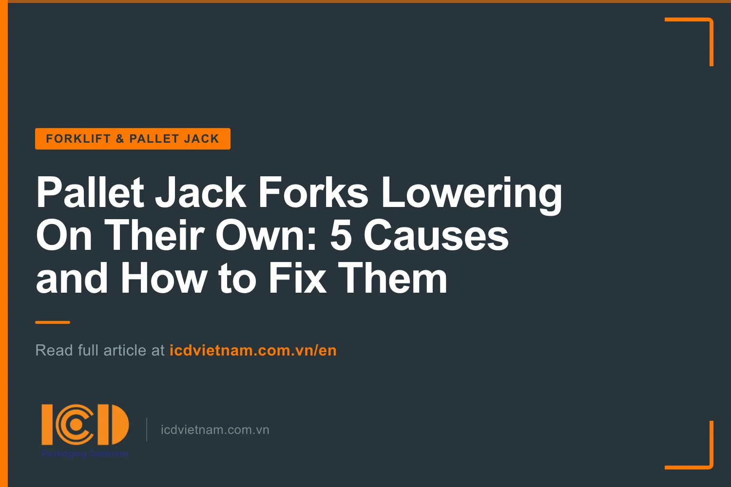 Thumb pallet jack fork extensions guide