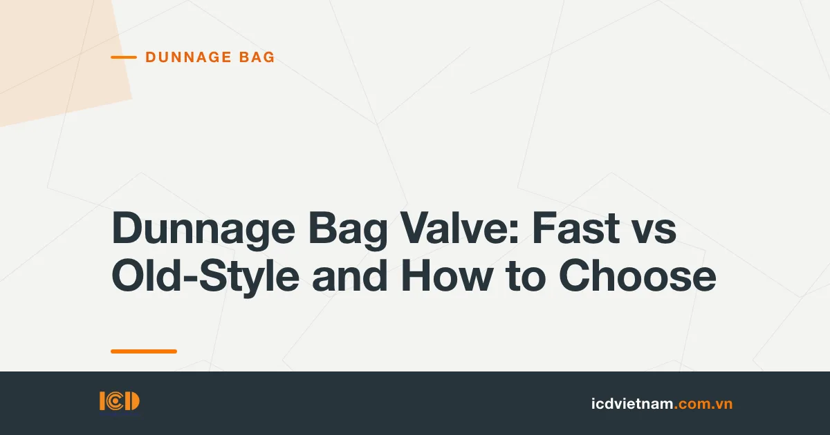 Dunnage Bag Valve: Fast vs Old-Style and How to Choose
