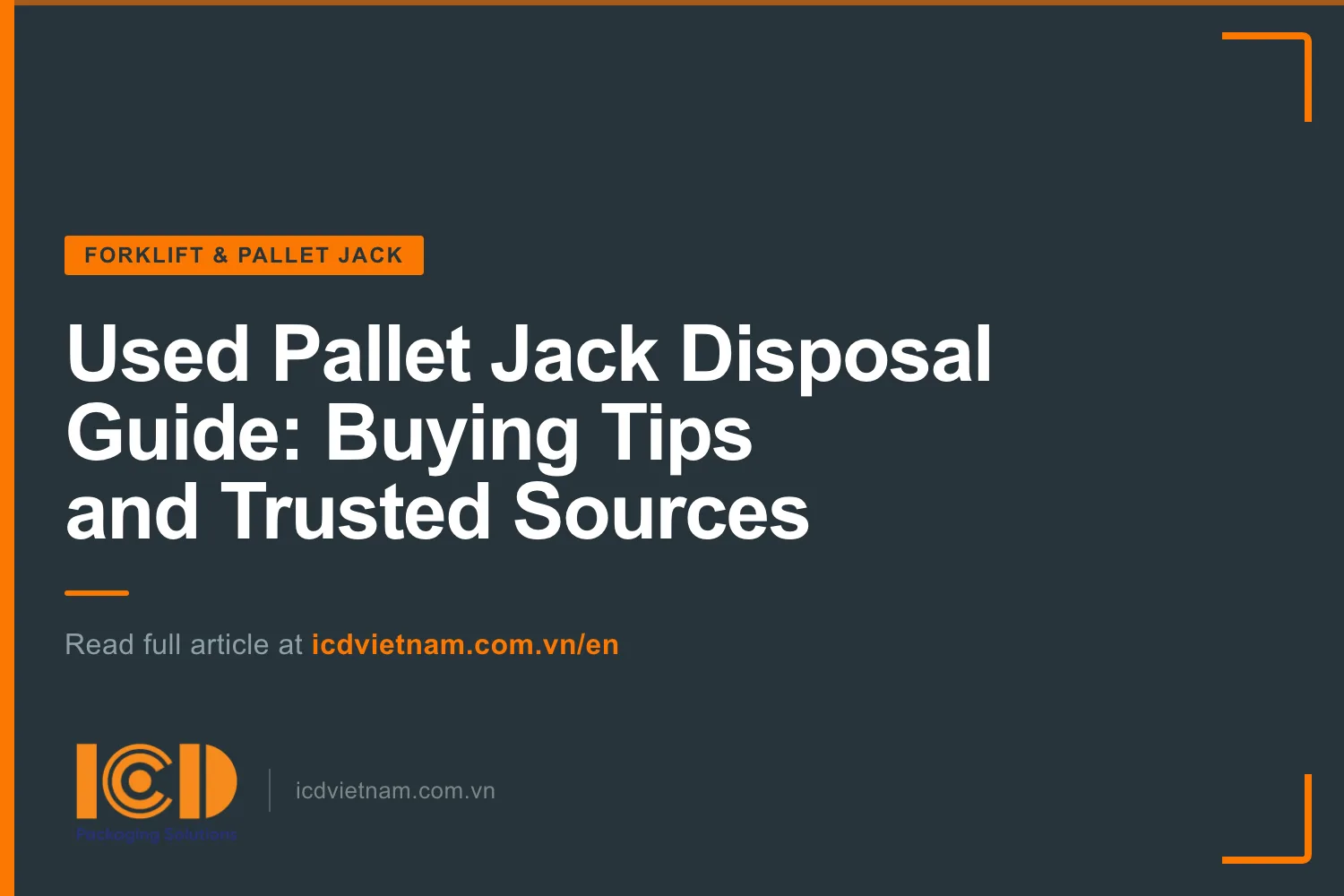 Thumb used pallet jack disposal guide