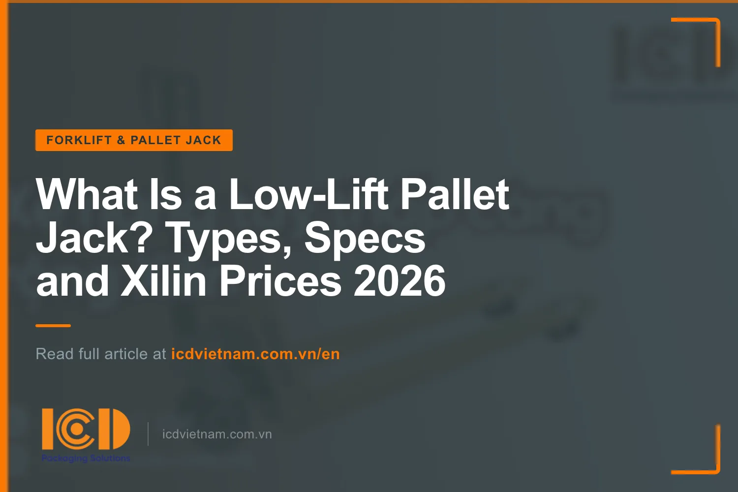 Thumb what is low lift pallet jack