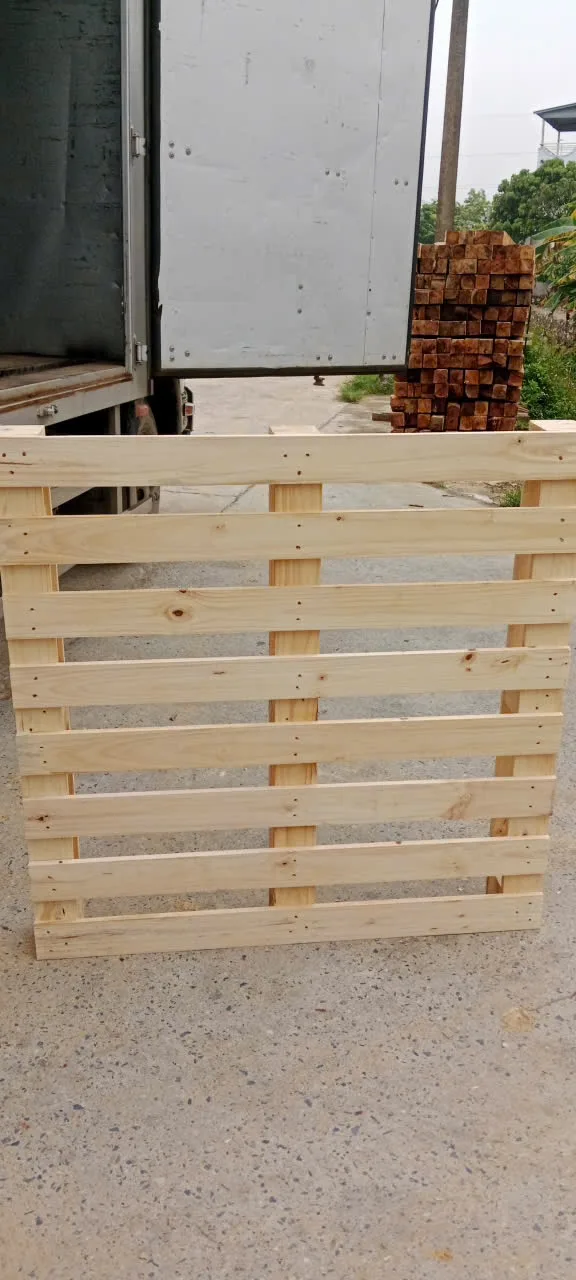 Cận cảnh vân gỗ pallet ICD mới xuất xưởng