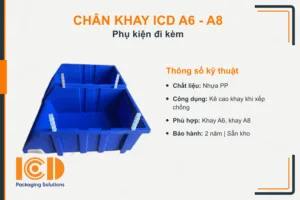 Chân khay nhựa ICD A6, A8