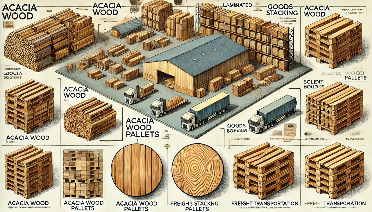 Gỗ tràm tiếng Anh là Acacia wood