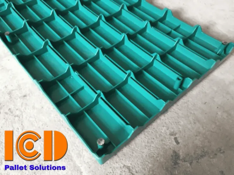 Pallet nhựa lót sàn ICD 1800 x 600 x 50 mm màu xanh lá