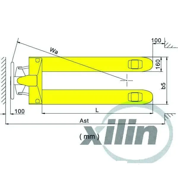 Forklifts tay thấp 2,5 tấn Xilin DF-III