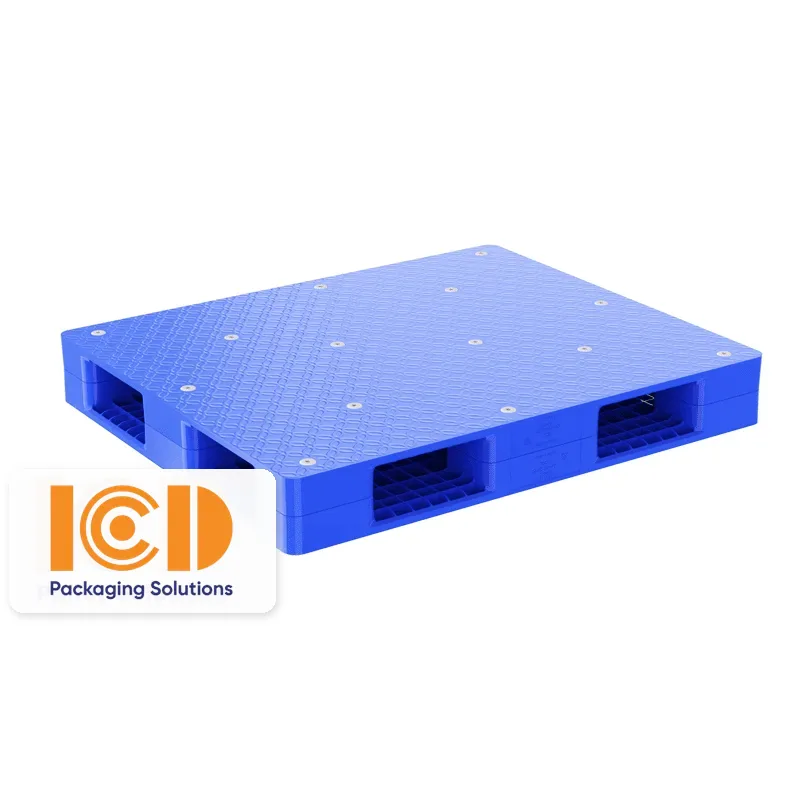 Pallet nhựa hàn ghép ICD PLR4-1289 màu xanh dương