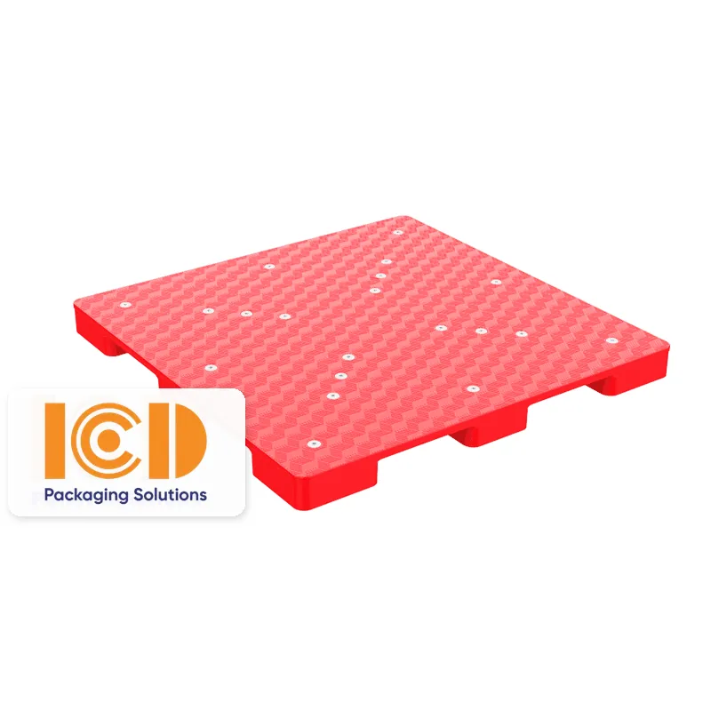 Red closed-deck ICD Vietnam plastic pallet