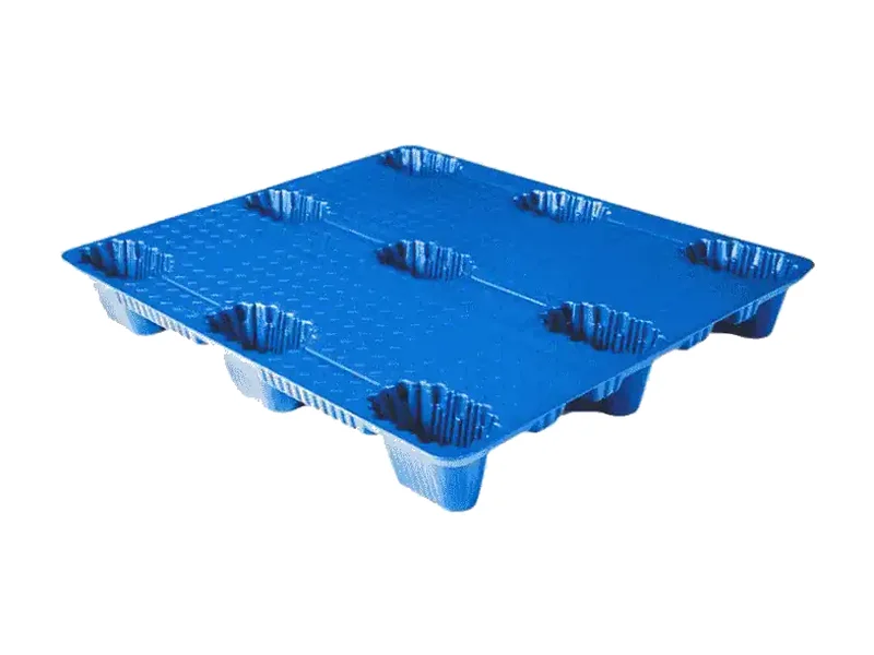 ICD 9-leg cup-foot plastic pallet 1200 x 1000 x 150 mm