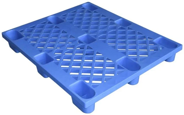 Pallet nhựa Euro mặt lưới 9 chân ICD KT 1200x1000x140mm