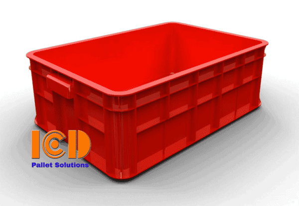Thùng-nhựa-ICD04-19S-KT610-x-420-x-190-mm-đỏ