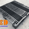 Pallet-Nhựa-ICD-3-Chân-IPS-EMV1111-VN-RC-KT1100x1100x150mm-đen